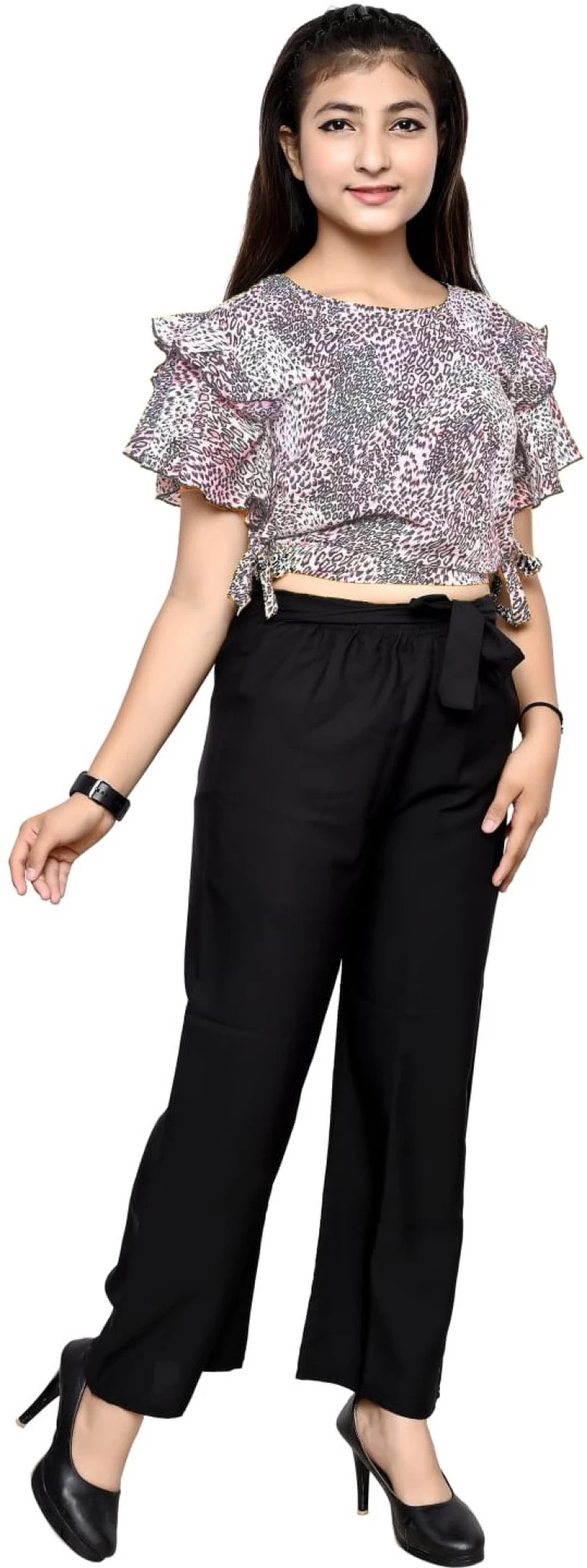 GIRLS TOP TROUSER SET
