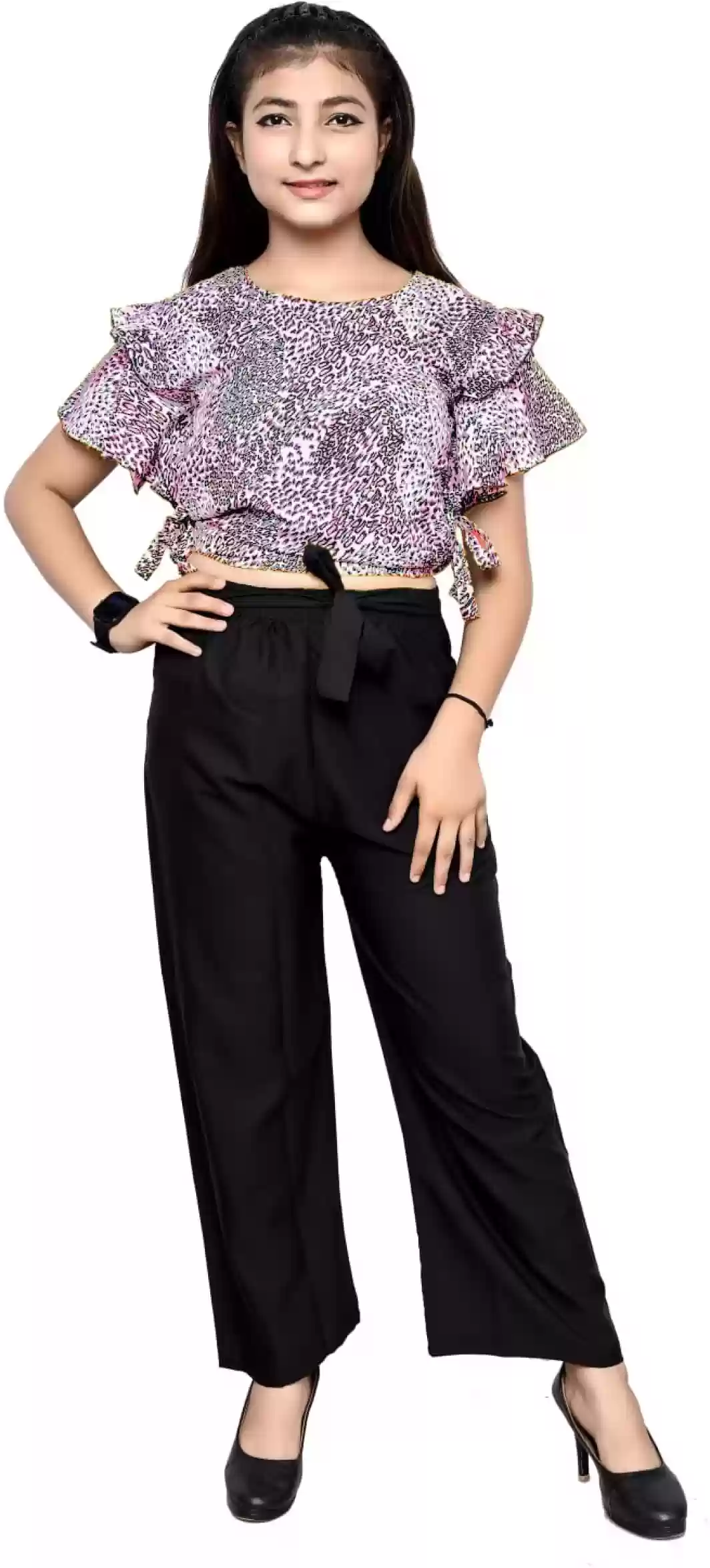 GIRLS TOP TROUSER SET