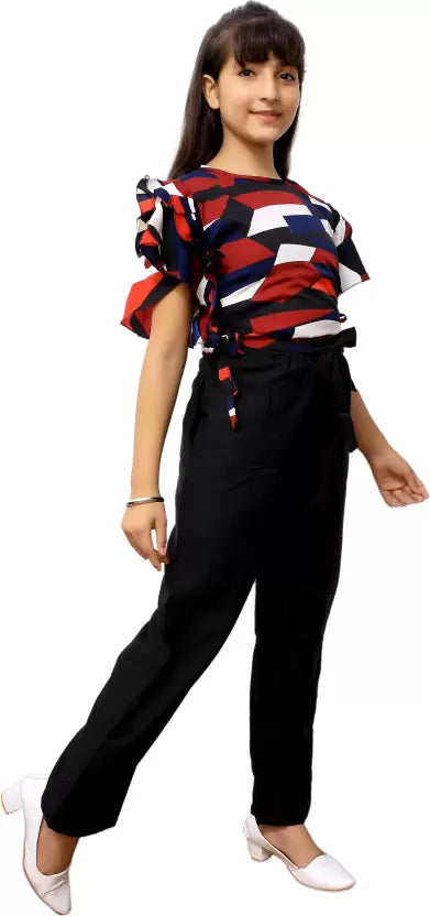 GIRLS TOP TROUSER SET
