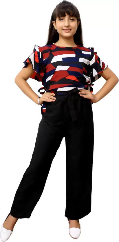 GIRLS TOP TROUSER SET