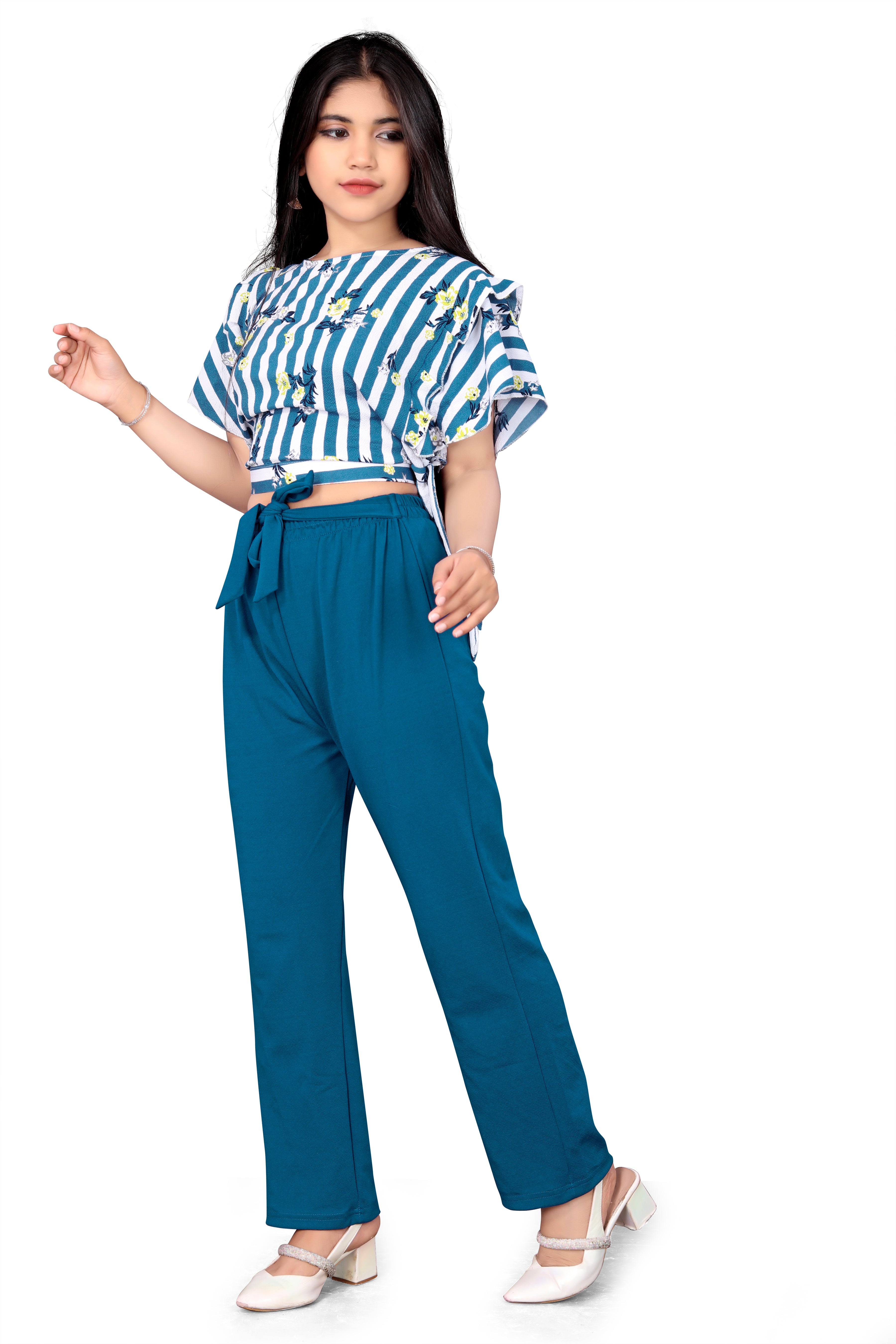 GIRLS TOP TROUSER SET