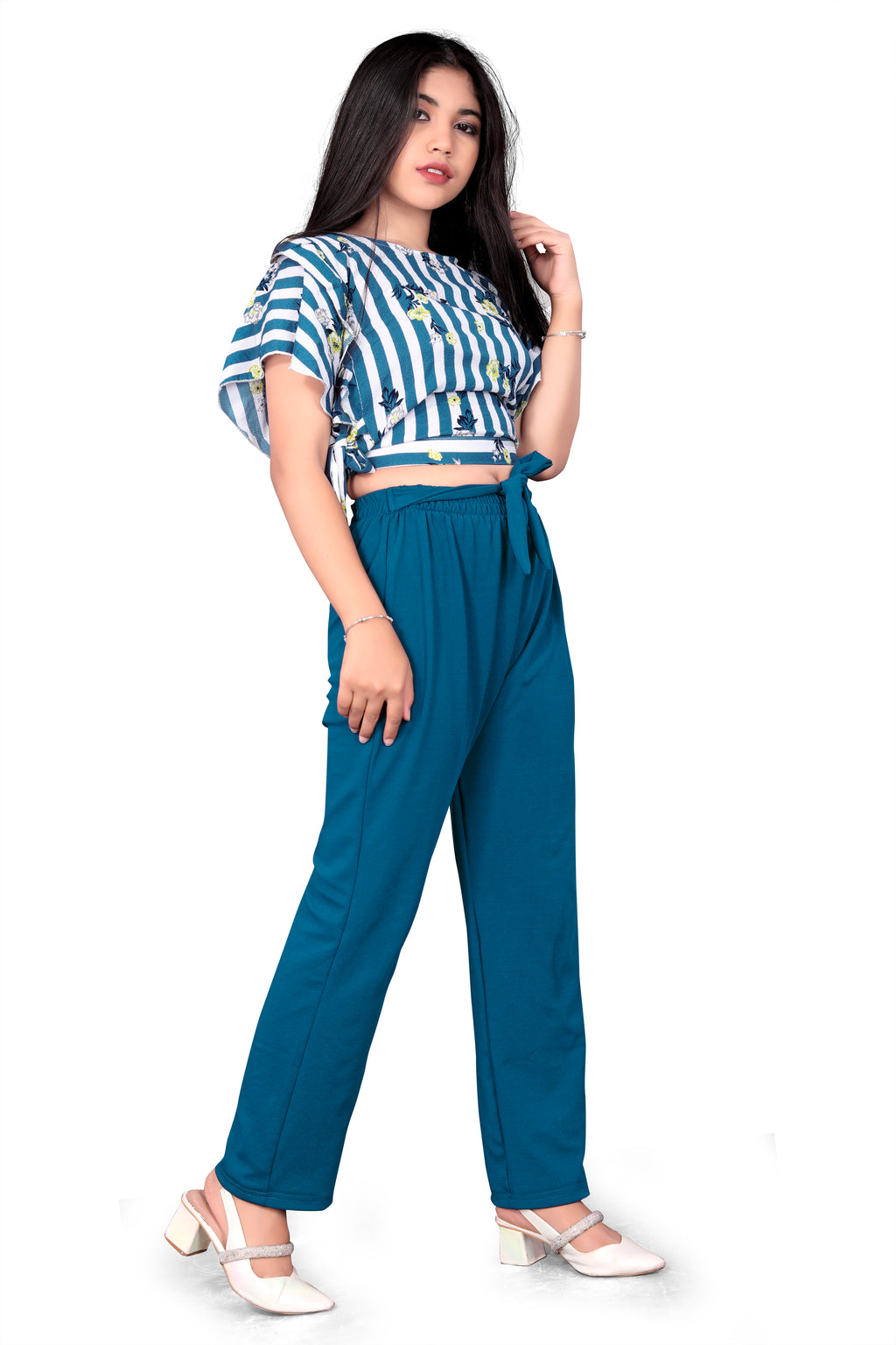 GIRLS TOP TROUSER SET